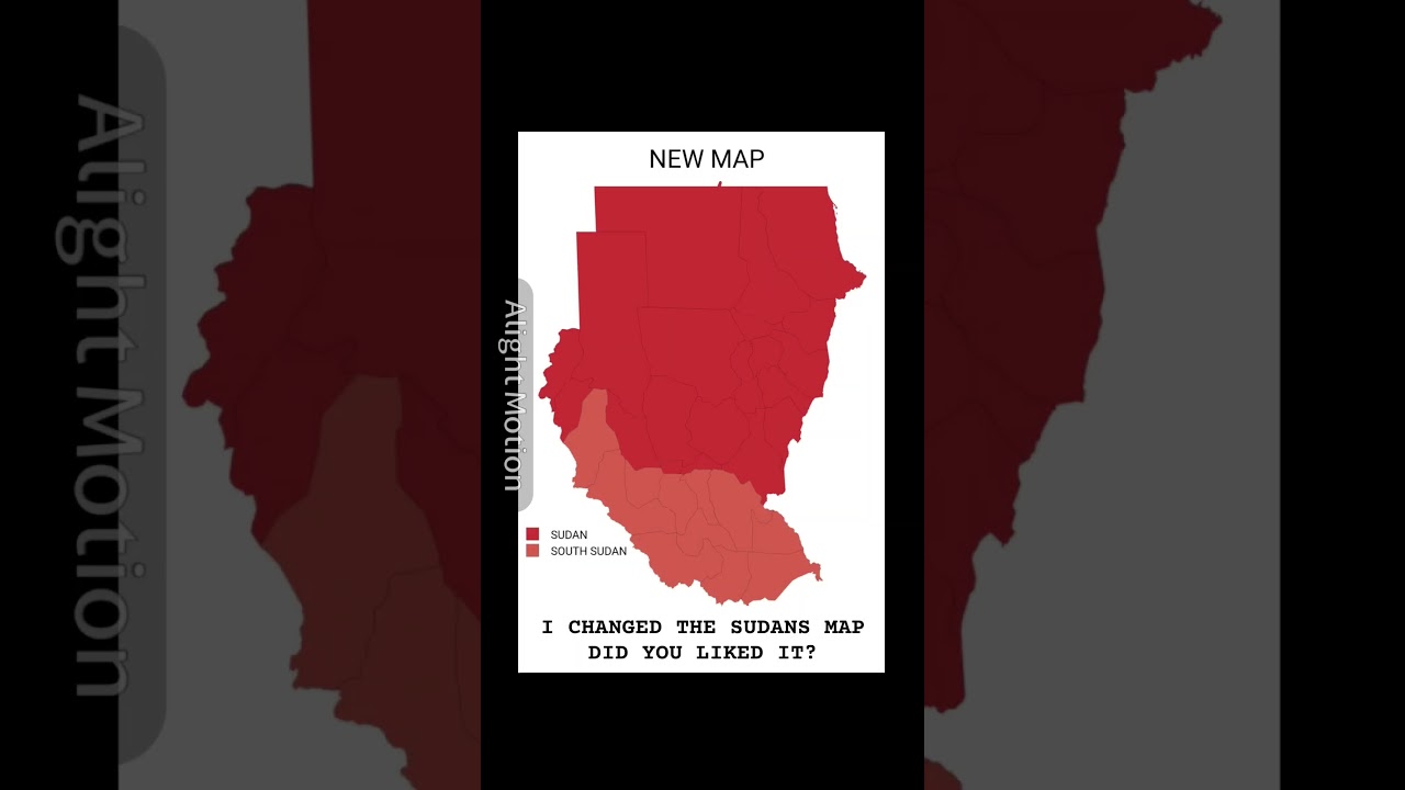 I changed sudans map?