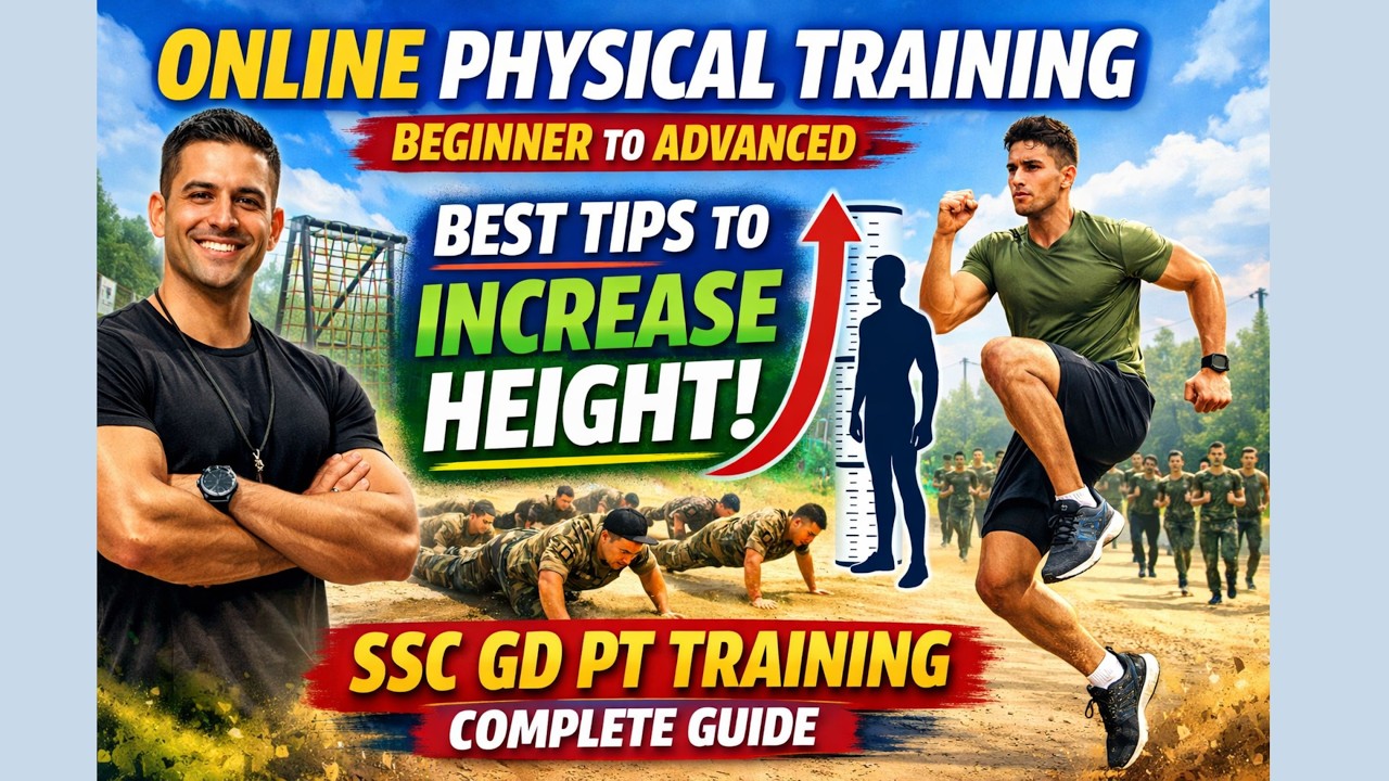 உயரம் அதிகரிக்க சிறந்த வழிகள் | SSC GD & Defence PT