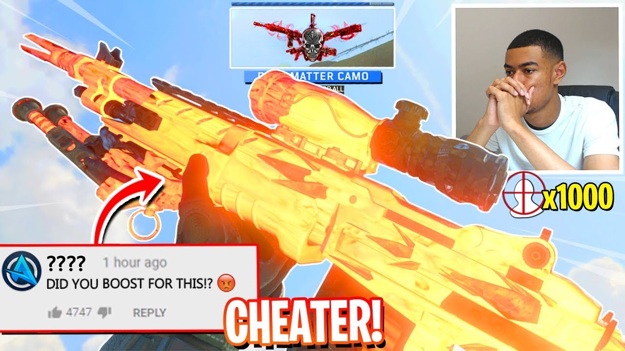 I Cheated For Dark Matter Camo in Black Ops 4... - Boosting For Dark Matter (Exposed)
