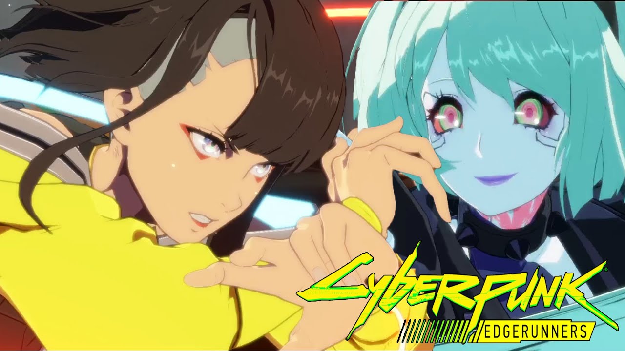 Guilty Gear Strive - Lucy as David Martinez vs Elphelt as Rebecca | Cyberpunk 2077 Edgerunners