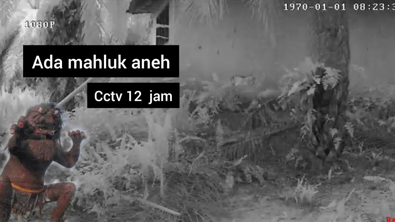 Eksperimen cctv 12 jam terekam mahluk aneh di bangunan angker || cctv horor