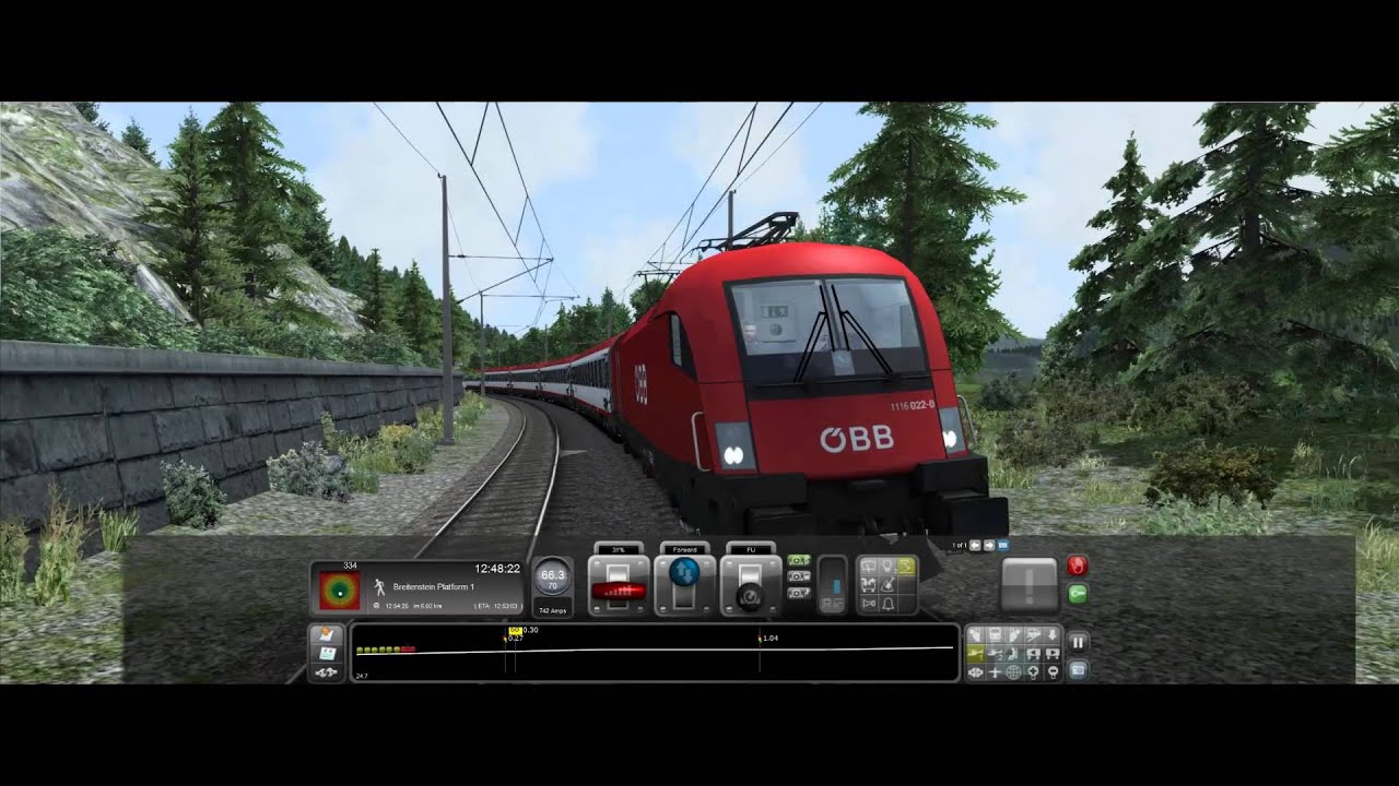 Semmeringbahn, The sound of mountains. &Ouml;BB Class 1116 Eurosprinter