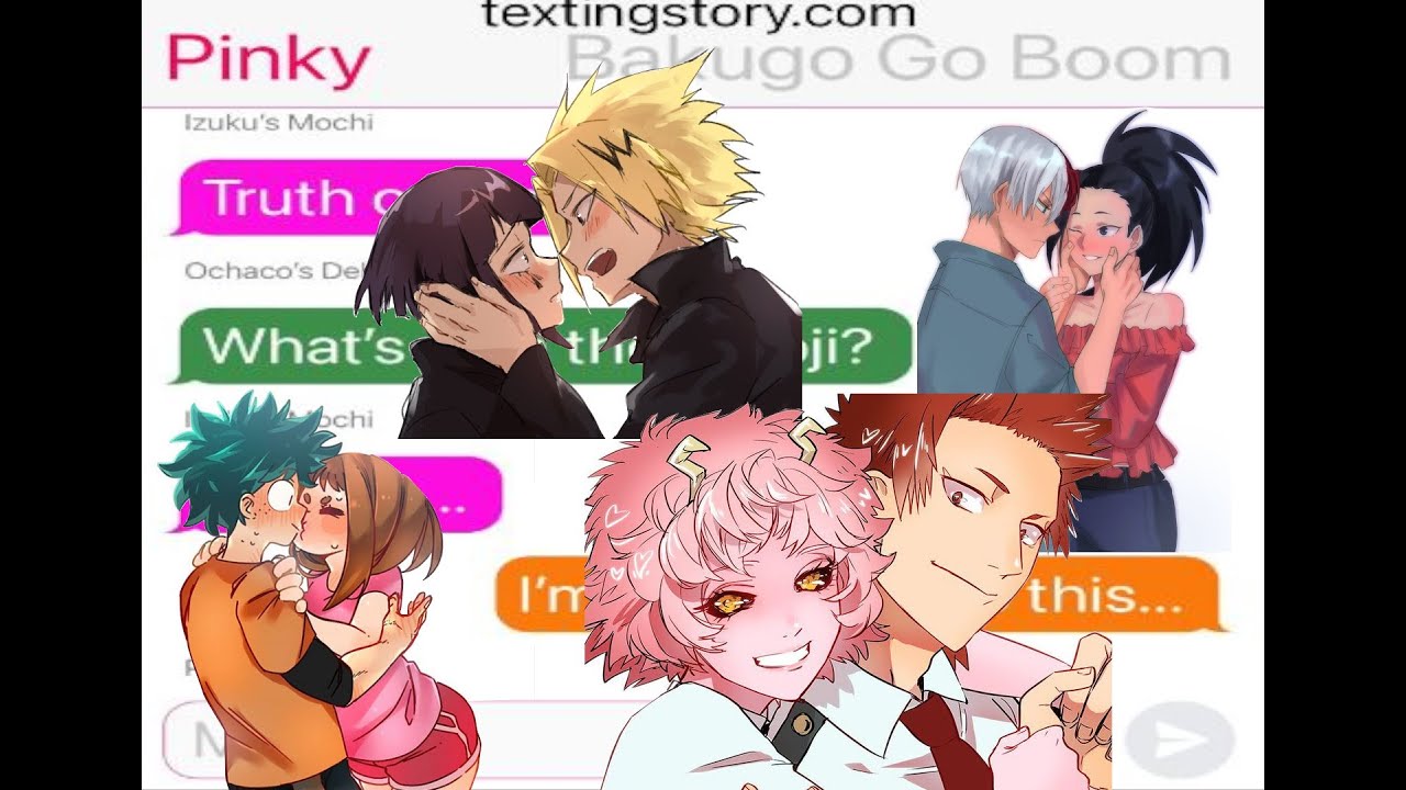 MHA Texts Truth or Dare! (IzuOcha, TodoMomo, KamiJiro, KiriMina, and more)