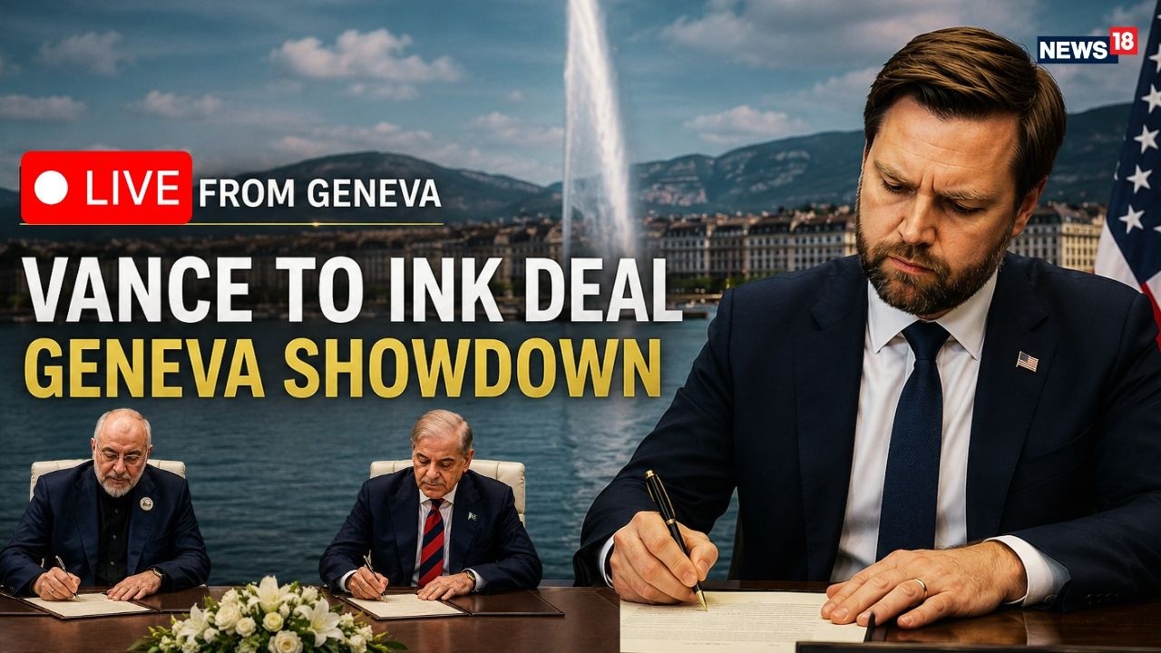 US&ndash;Iran Deal LIVE | Vance Leads Geneva Signing | Trump Approval, Ceasefire & Hormuz Update | N18G