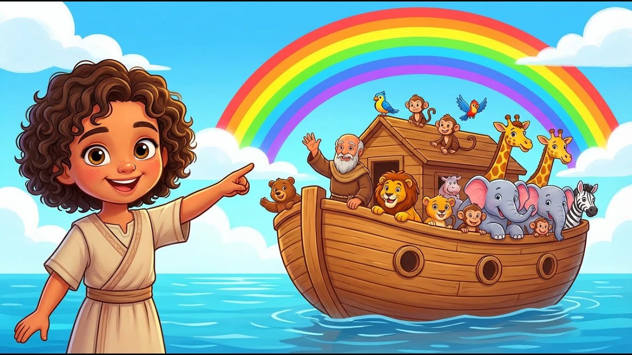 ARCA DE NOÉ! O GRANDE DILÚVIO - (MÚSICA INFANTIL GOSPEL) Mundo Da Lis
