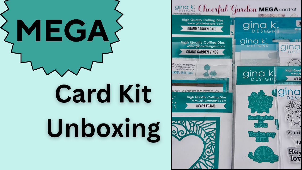 New Release! Gina K. Designs MEGA Kit Walkthrough & Card Inspiration