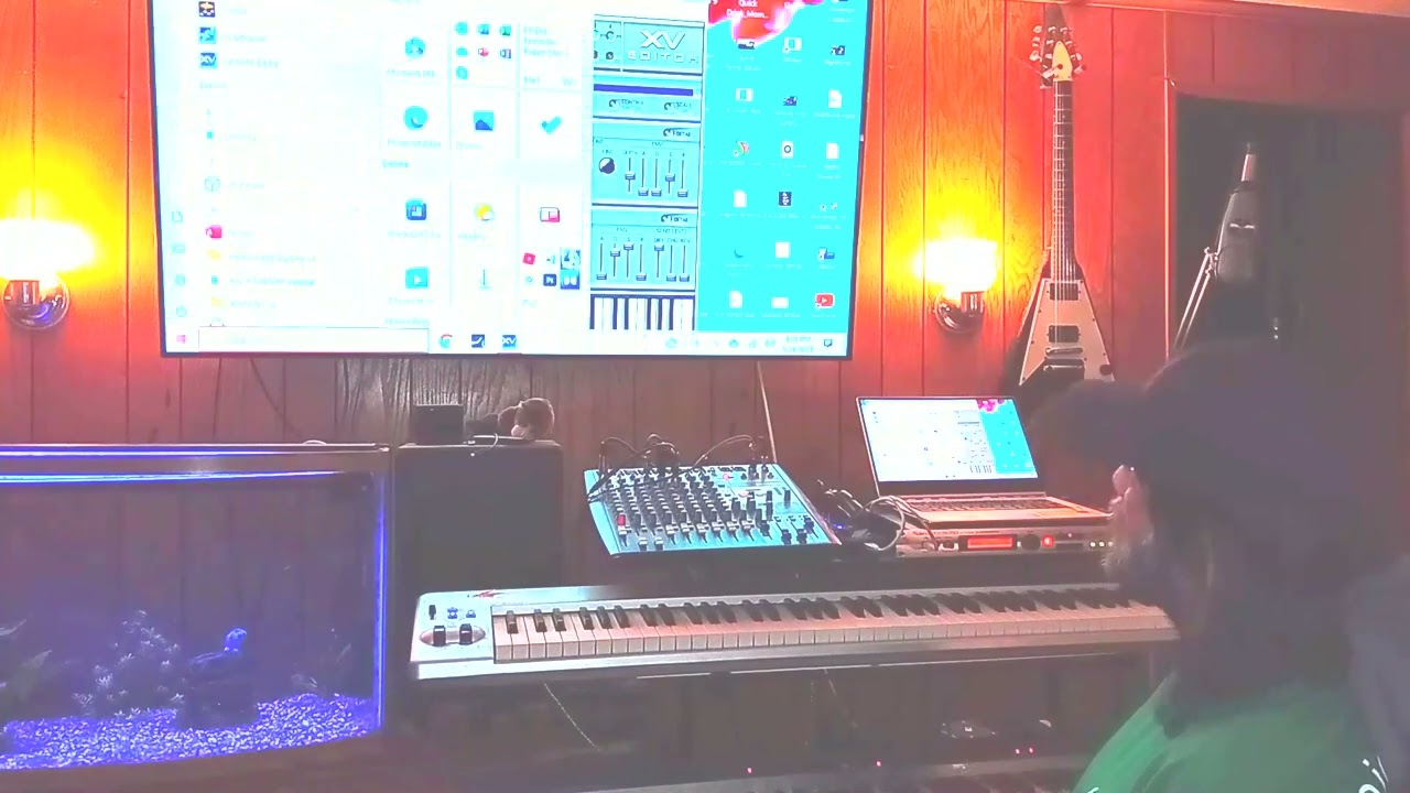 Roland XV 5050 real-time editing using XV-Editor with Windows 10!