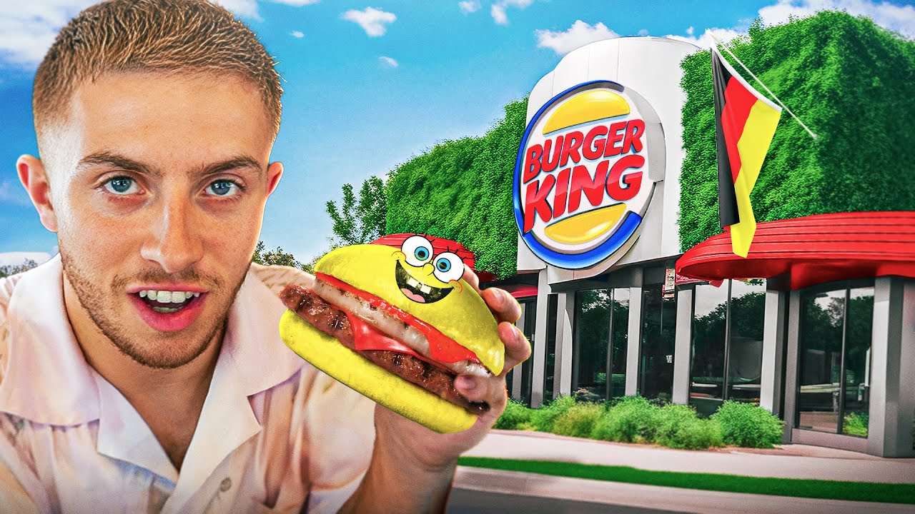 J'AI TEST&Eacute; LE BURGER KING EN ALLEMAGNE ! (burger bob l'&eacute;ponge wtf mdrrr)
