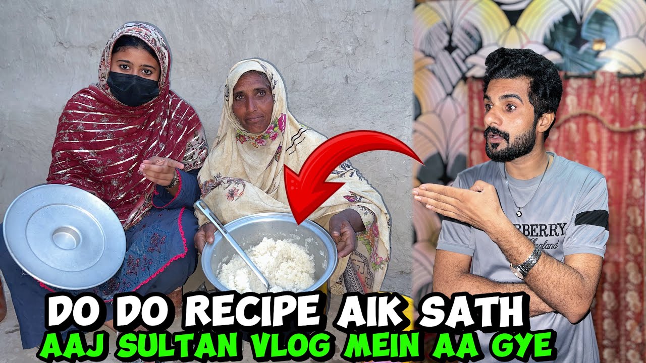 Do do recipe aik sath banai aaj sultan sahab vlog mein aa gye 🥰|Musfira Sultan 