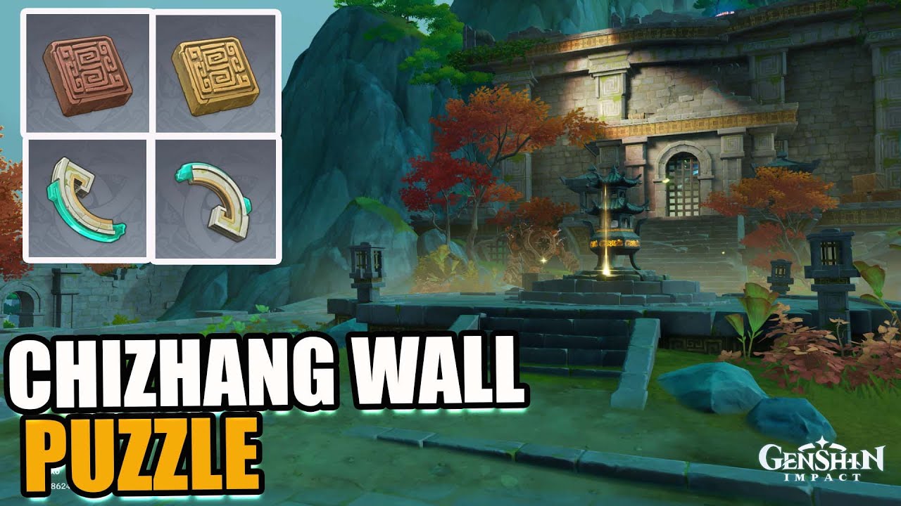 Ukiran di Tempat Dupa | Chizhang Wall Puzzle | Hidden Achievement【Genshin Impact】