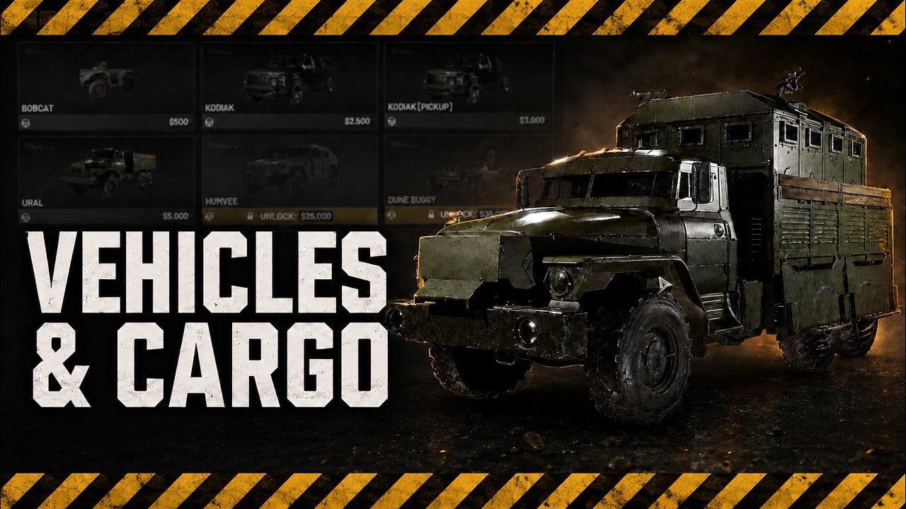How Vehicles & Cargo Work in WARDOGS