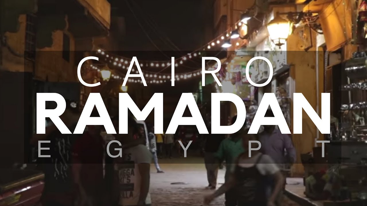 Ramadan Month Decorations and Atmosphere in Cairo, Egypt