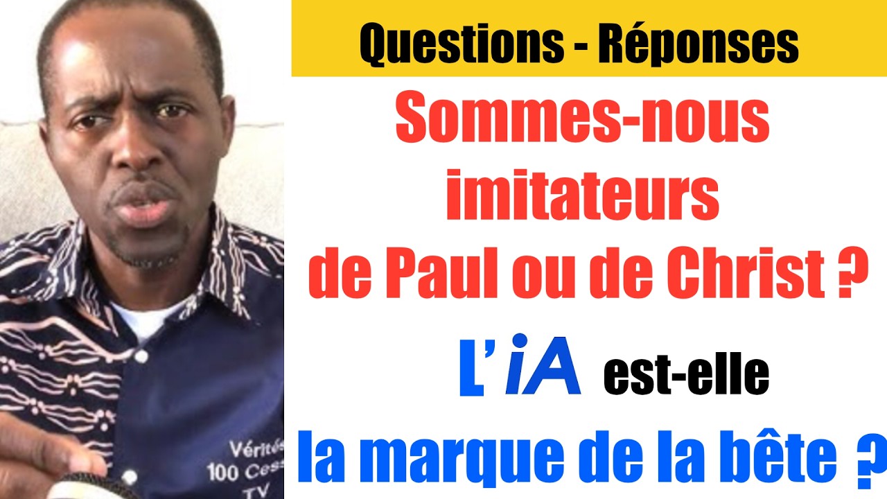 Imitons-nous Paul ou Christ? L’IA est-elle la marque de la bête? Fr Armando