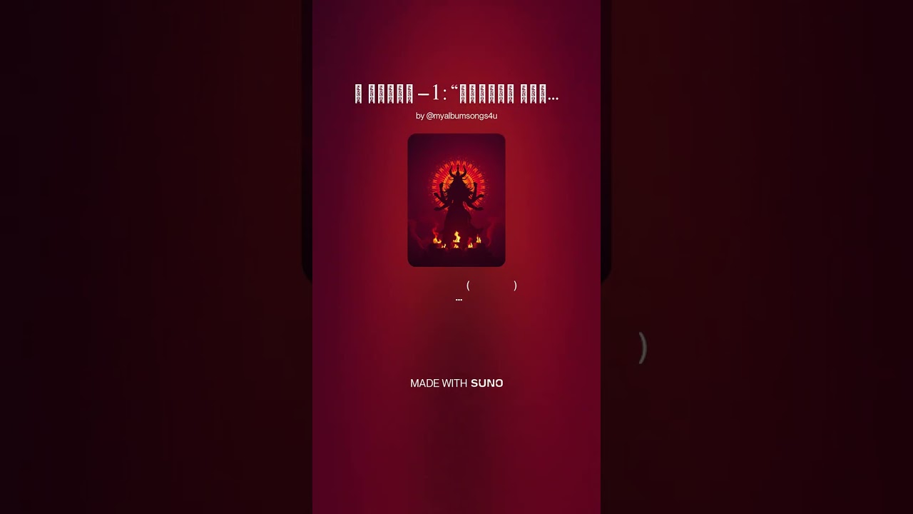 🔱 సాంగ్ – 1   “కాలికా కాళీ” 2