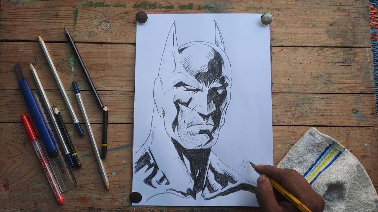 How to Draw Batman | Step by Step | Batman drawing