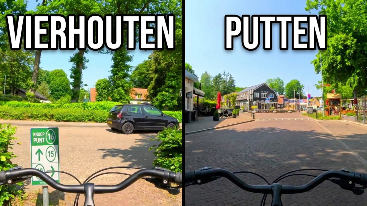 Nederland - fietsland. Ritje van Vierhouten Naar Putten. 5-6-2023.