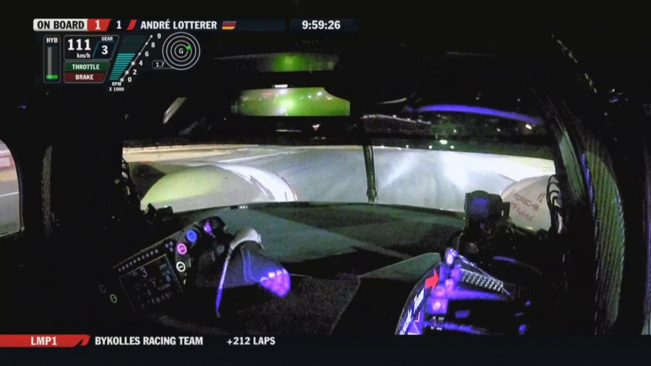 24h Le Mans 2017 | #1 - Andr&eacute; Lotterer | Porsche 919 Hybrid | Onboard