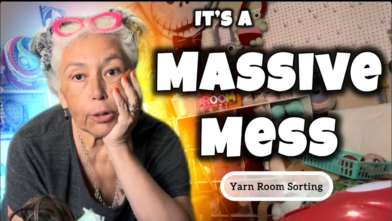 Massive Yarn Mess! The Yarn Room overhaul, I gotta use all this yarn!