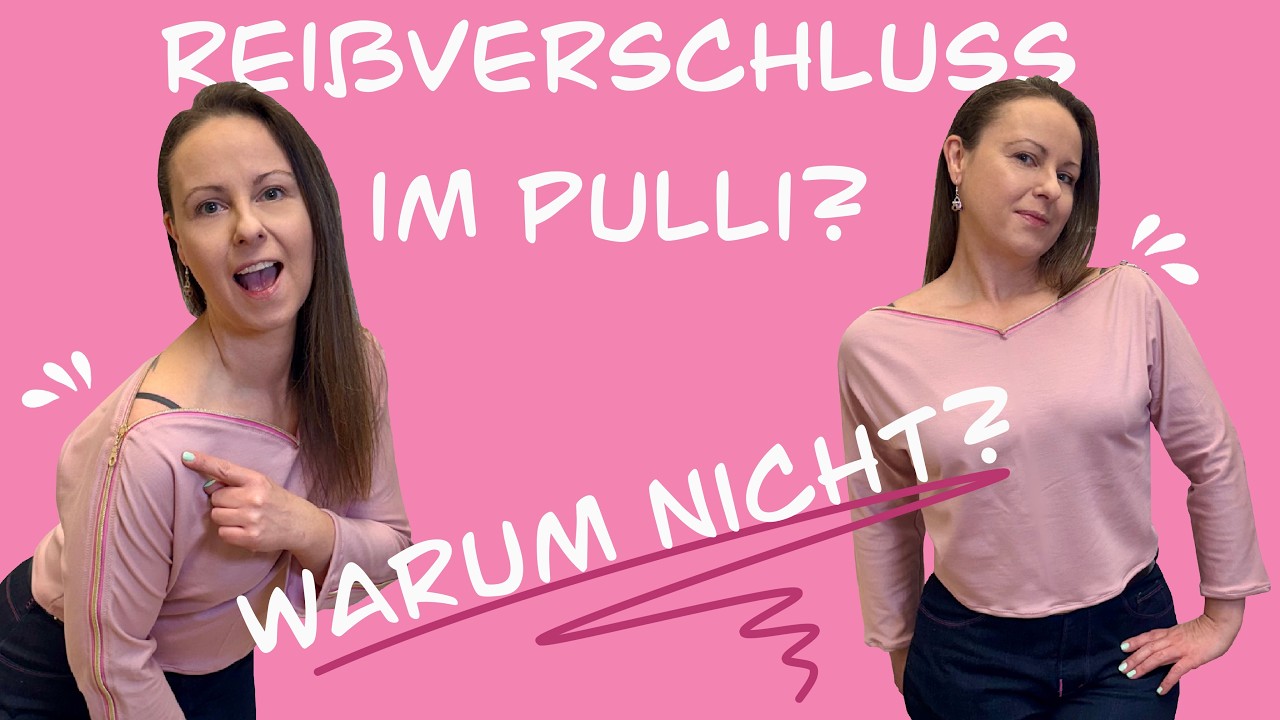 Reißverschluss im Pulli? Geht das? Ich habe es ausprobiert!