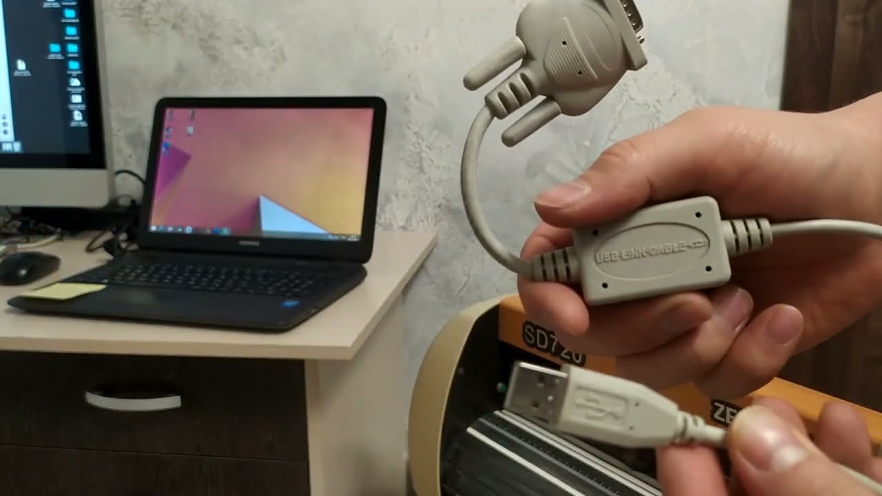 Китайский режущий плоттер ZEON CUT CD720, настройка COM-USB, установка драйверов и программы ArtCut
