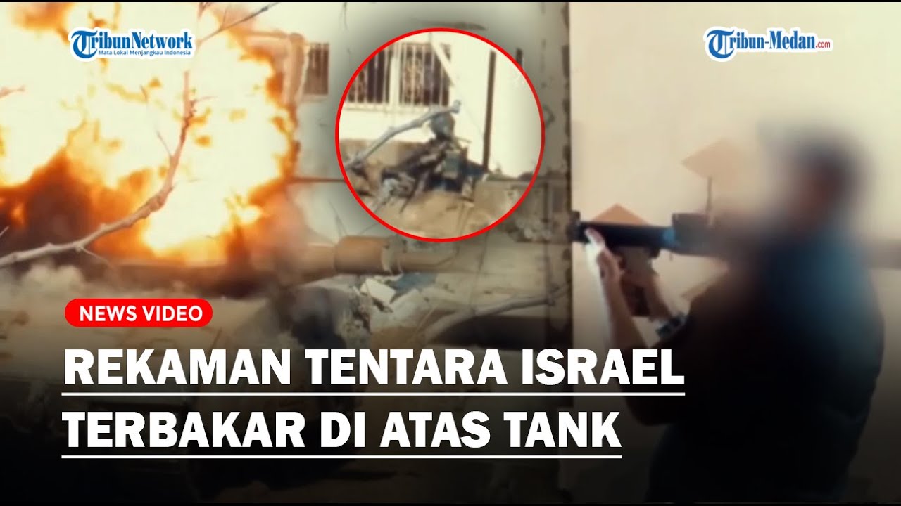 [FULL] Video Terakhir Tentara Israel Sebelum Terbakar Hidup-hidup Dirudal Hamas dari Jarak Dekat!