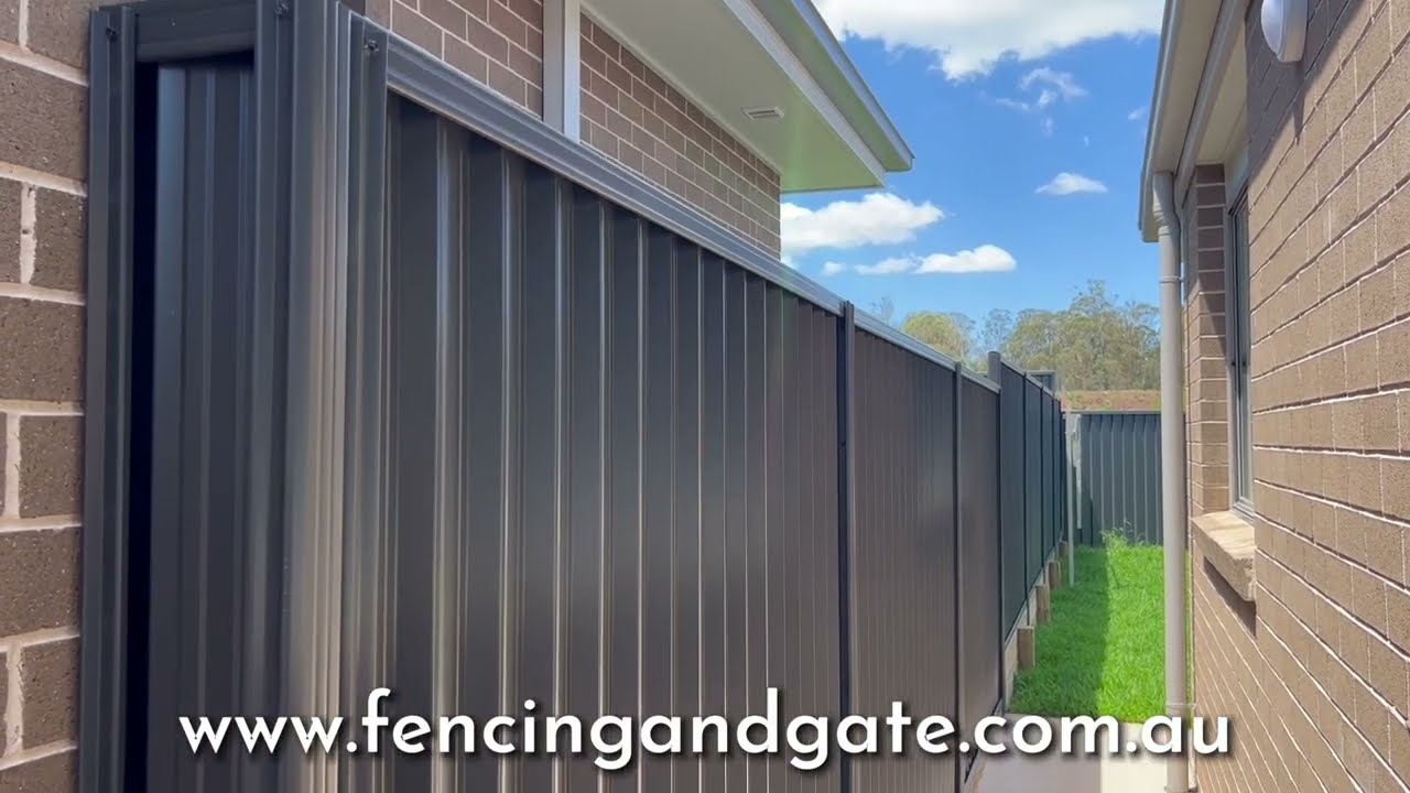 Colorbond Ozzybound Steel Privacy Fencing