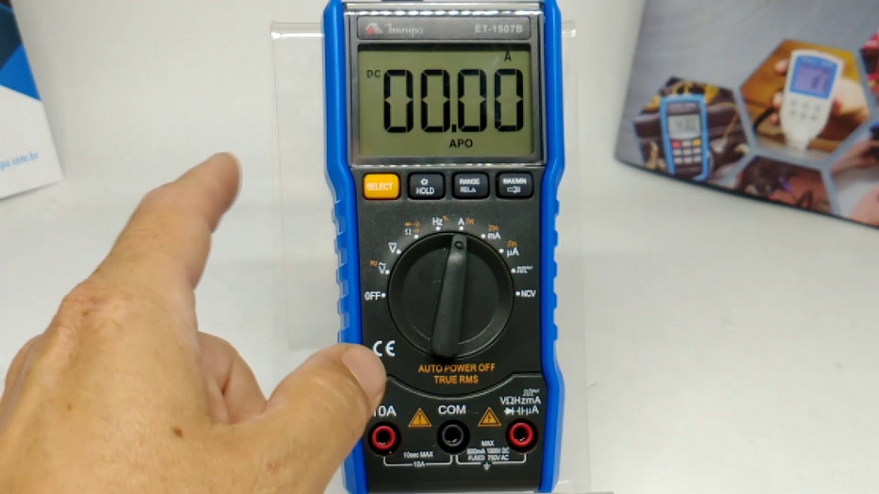 MULTIMETRO DIGITAL ET-1507B TRUE RMS NCV CAT 3