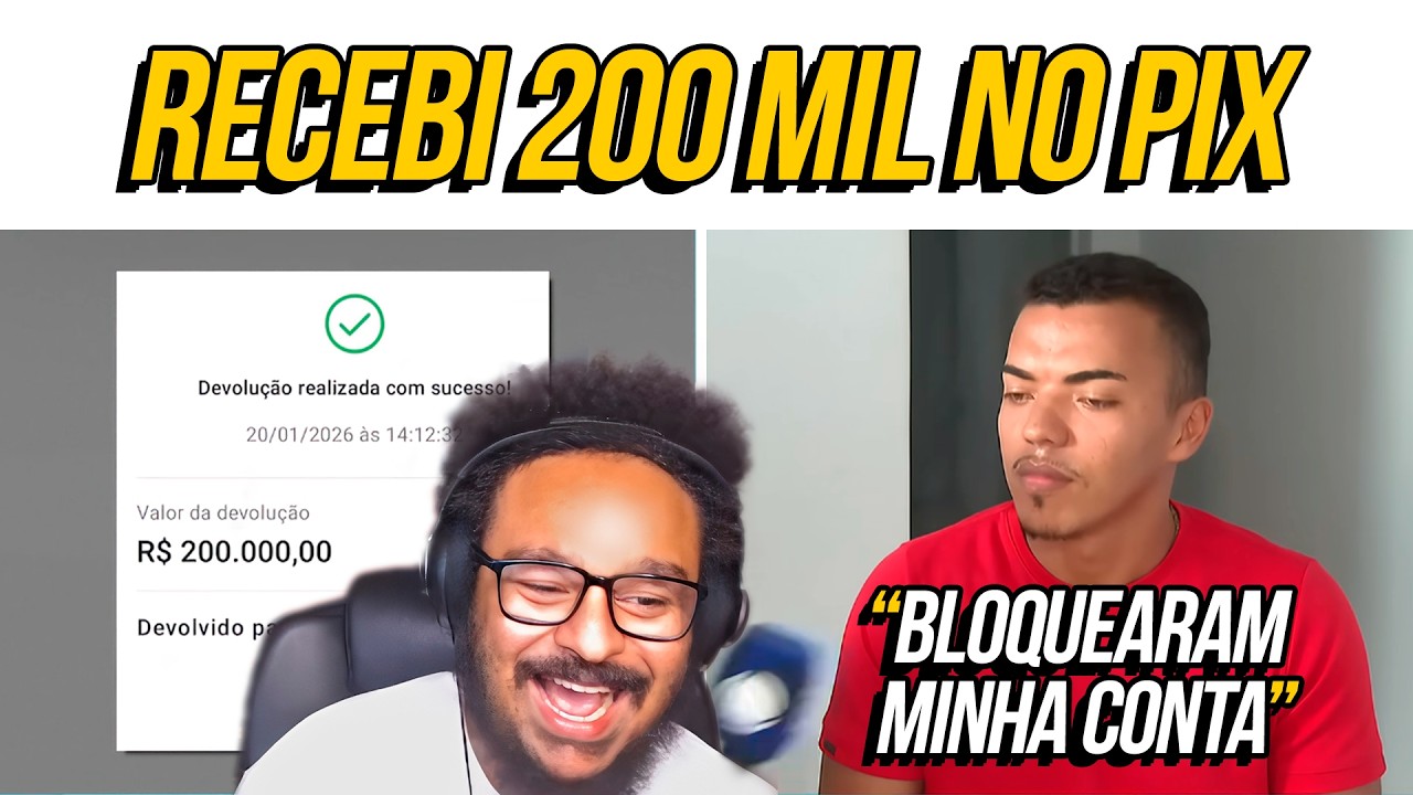 ELE  DEVOLVEU 200 MIL NO PIX E COMO PRÊMIO RECEBEU UM TRABALHO