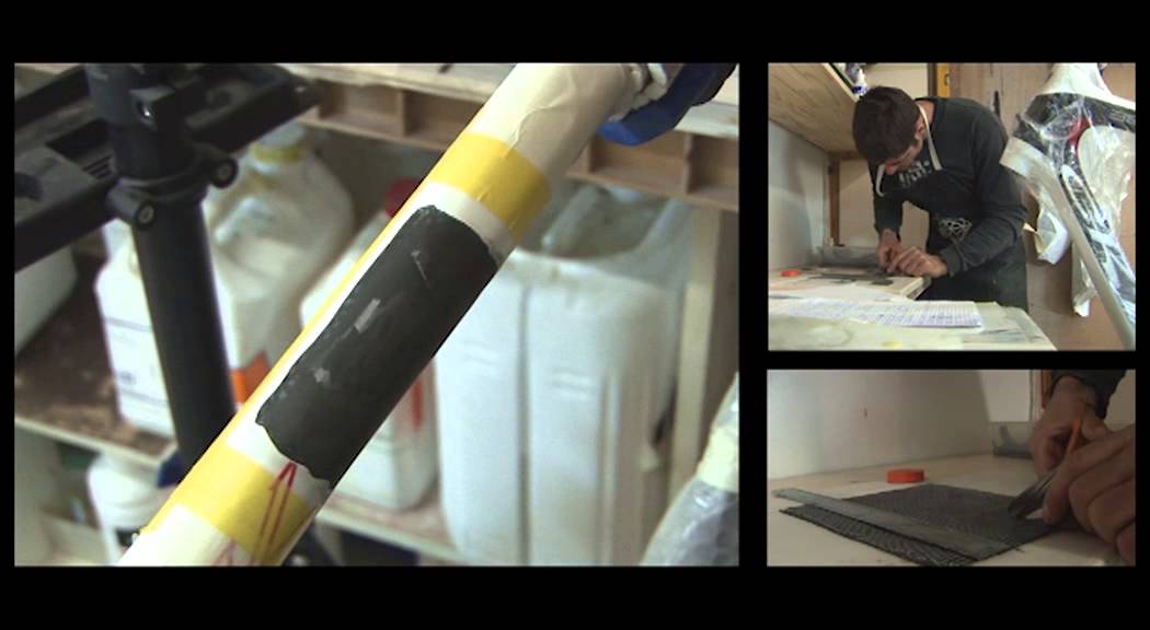 Réparation d'un cadre de vélo carbone par Composite Doctor