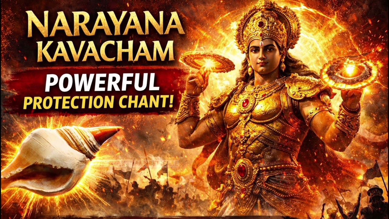 NARAYANA KAVACHAM | Protection Mantra 🔱 Remove Fear & Negativity