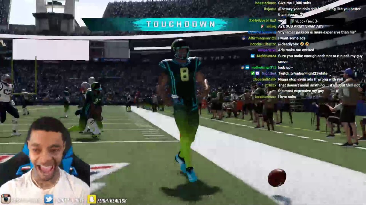 FlightReacts CRIES After $20 Team BEATS His New $15k Team on Madden NFL 20