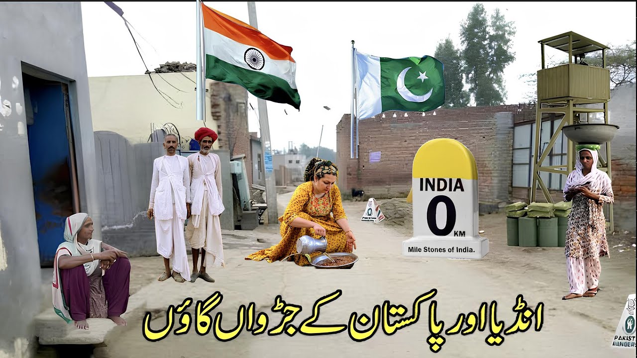 Last Village on Pakistan 🇵🇰 indian Border | Whose Walls are on the Zero line | Village Lifestyle |