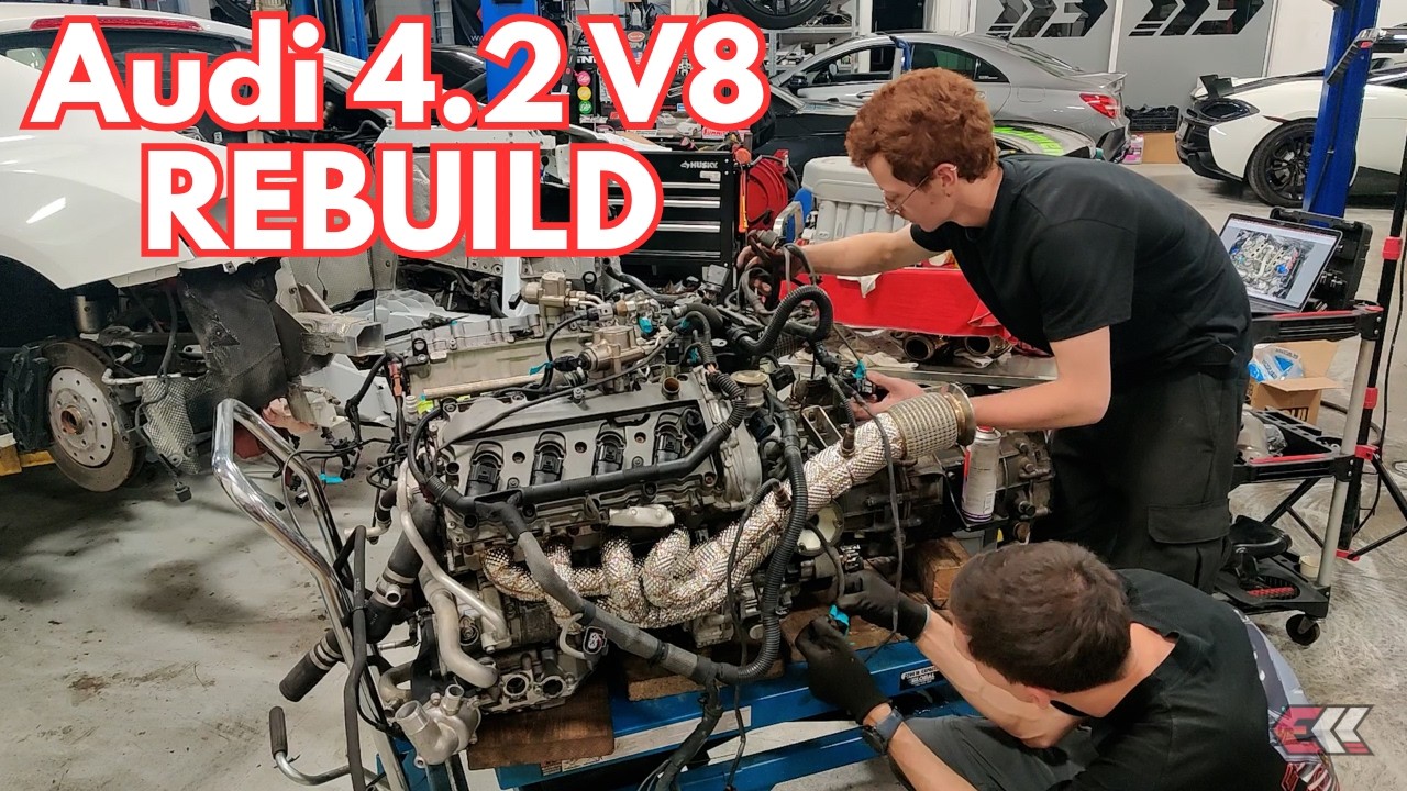 Спасаем Audi R8 V8: полная переделка и возрождение двигателя!