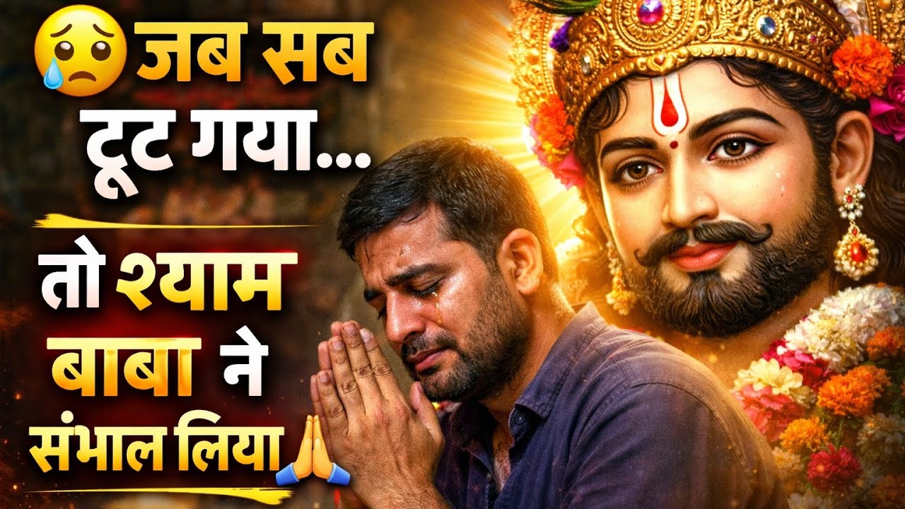 🥲हारे का सहारा श्याम बाबा | 3 मिनट की भावुक कहानी🙏