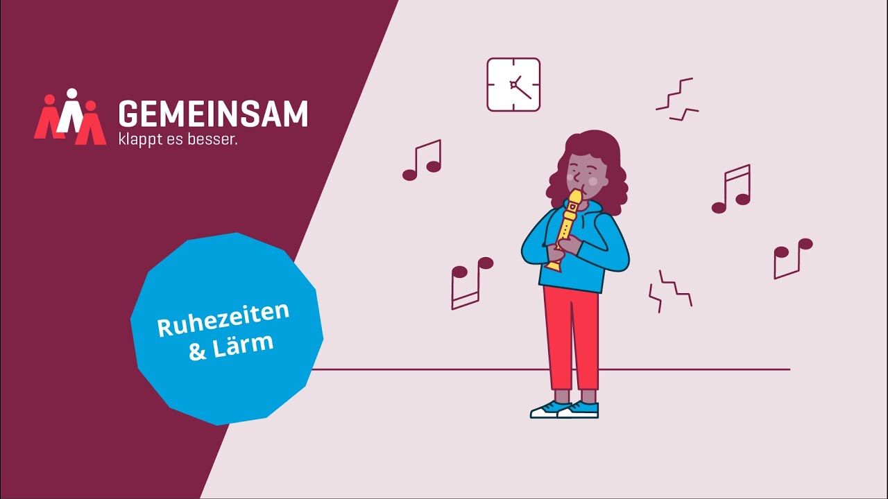 Gemeinsam klappt es besser: Ruhezeiten & L&auml;rm
