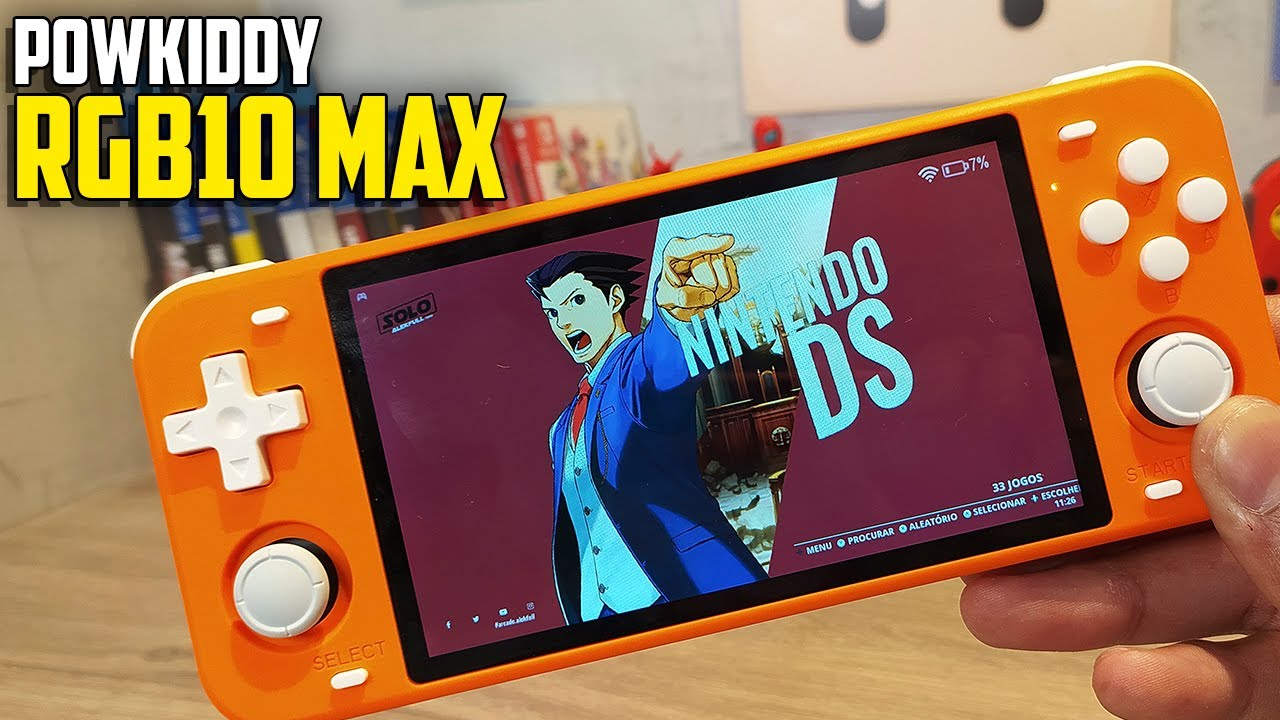 A SALVAÇÃO DOS PORTÁTEIS? Powkiddy RGB10 MAX |  [Unboxing/Primeiras Impressões]