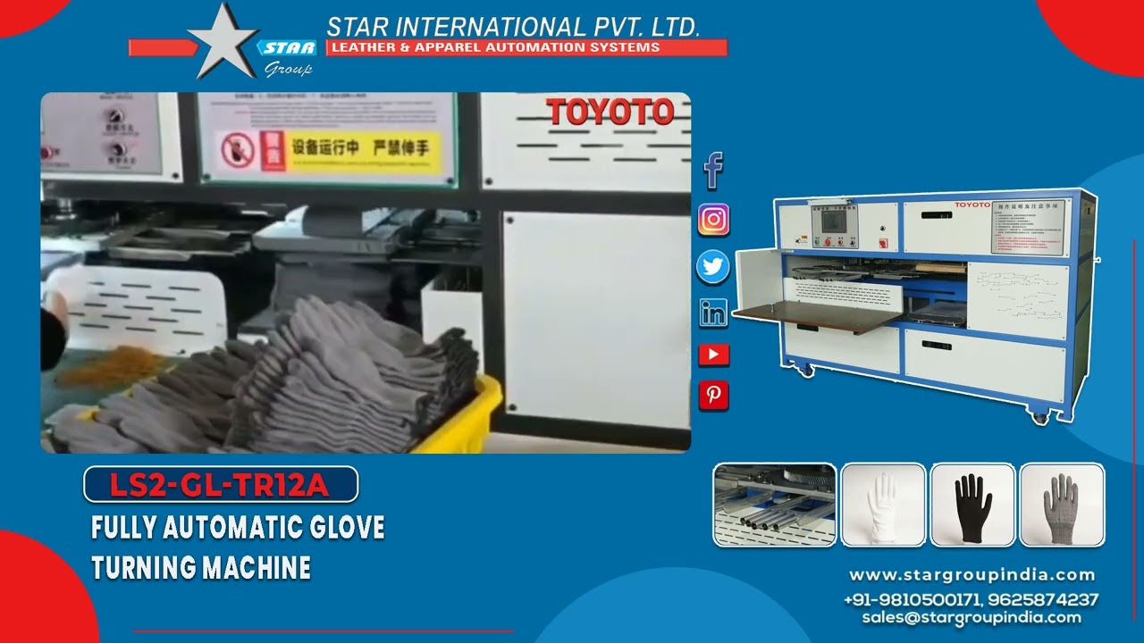 This Glove Machine Turns 1200 Pairs/Hour –A Must-Have for Every Glove Factory! 