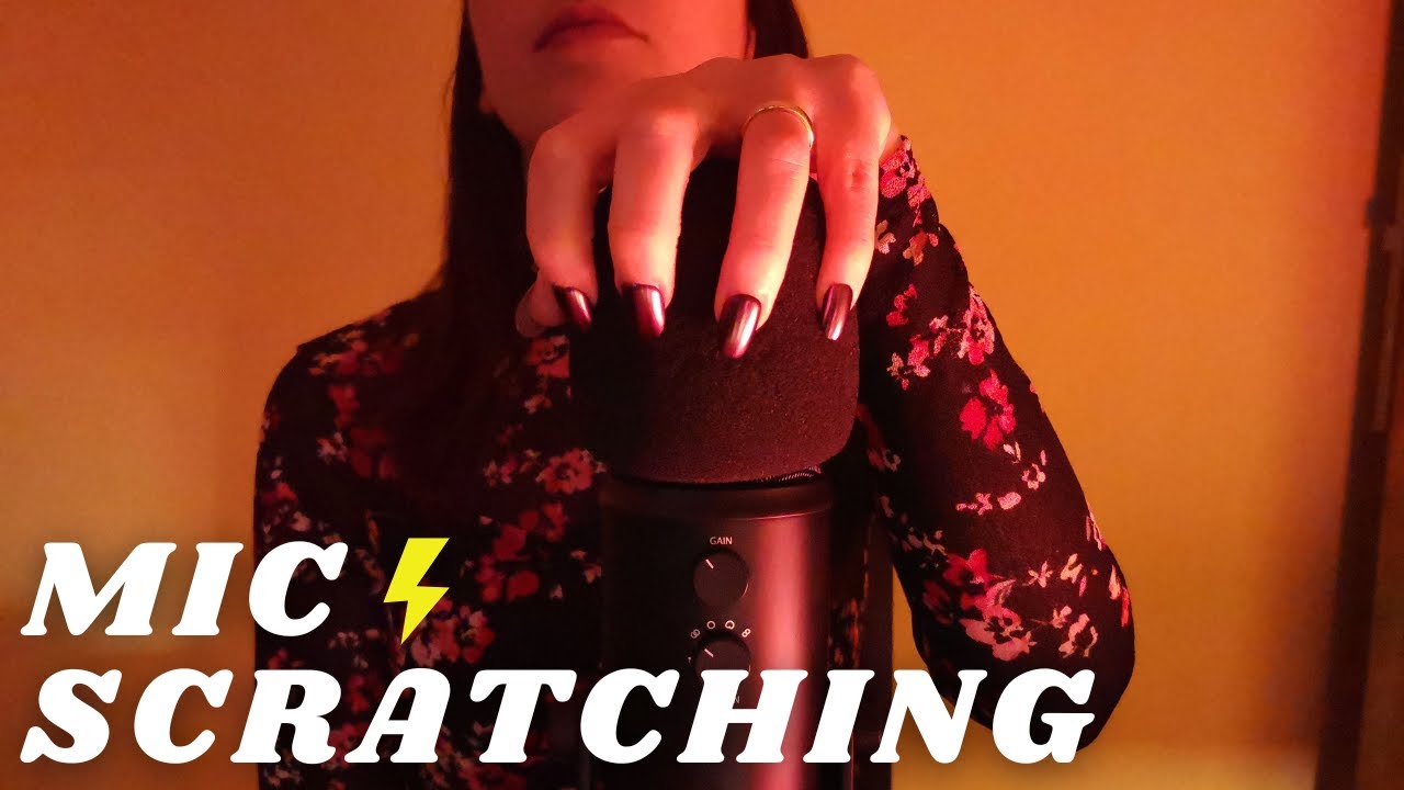 ASMR  - FAST and AGGRESSIVE SCRATCHING MASSAGE | FOAM Cover | INTENSE Sounds | No talking