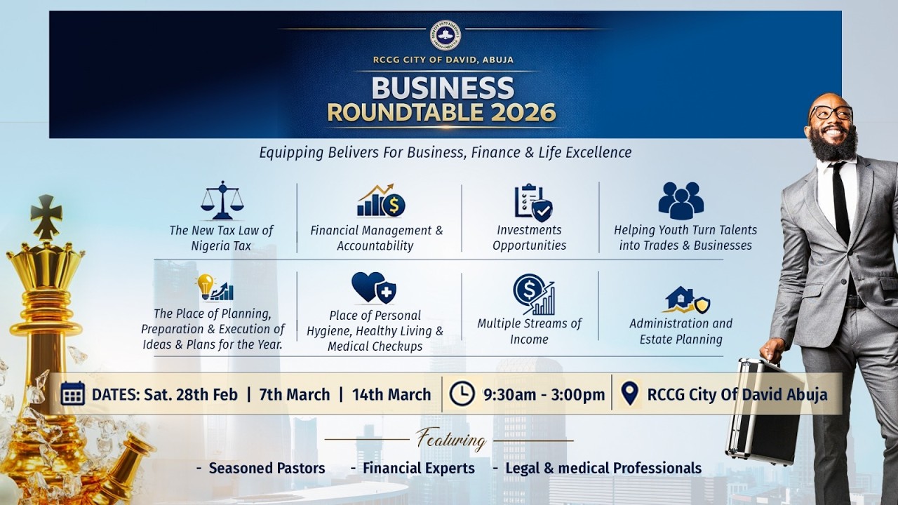 RCCG City of David Business Round Table | Powerful Insights & Highlights Phase 1