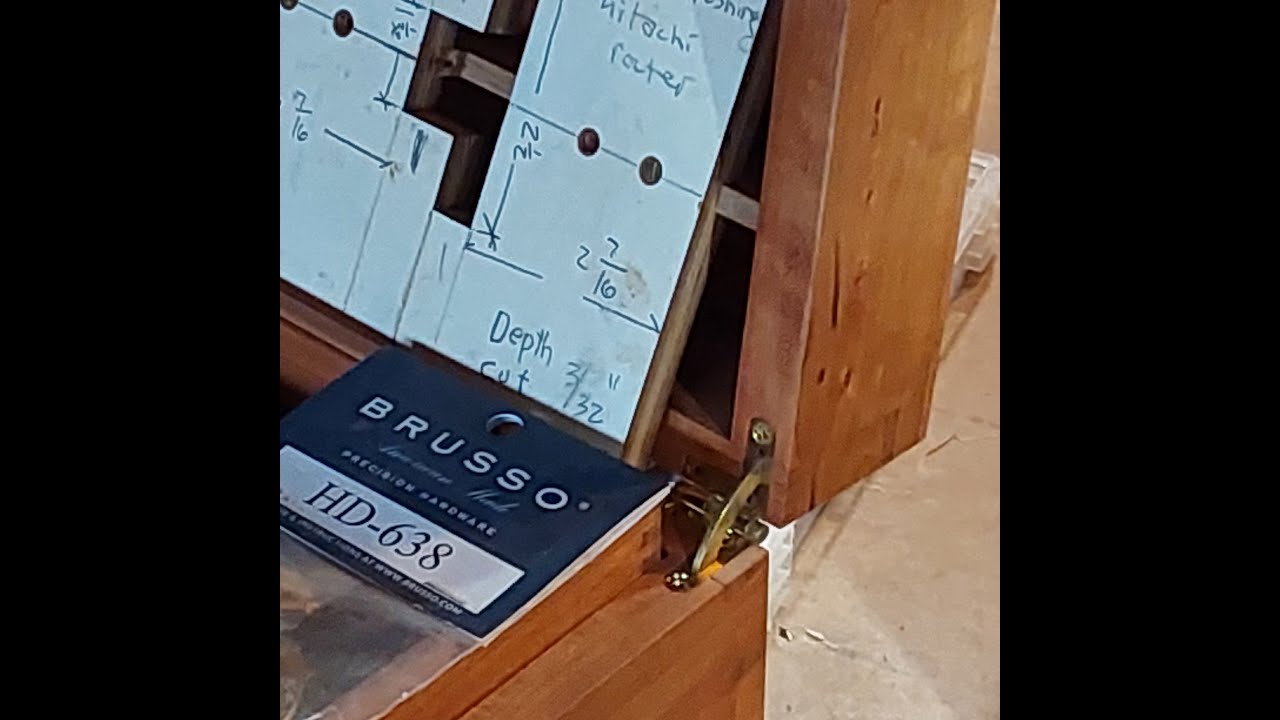 Brusso quadrant hinge template design.