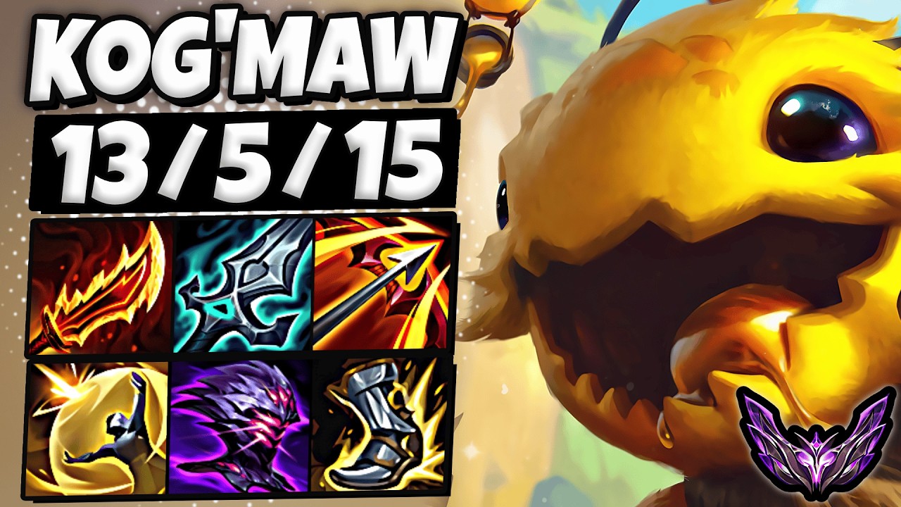 Kog'Maw vs Caitlyn [ ADC ] Lol Korea Master Patch 25.22 ✅