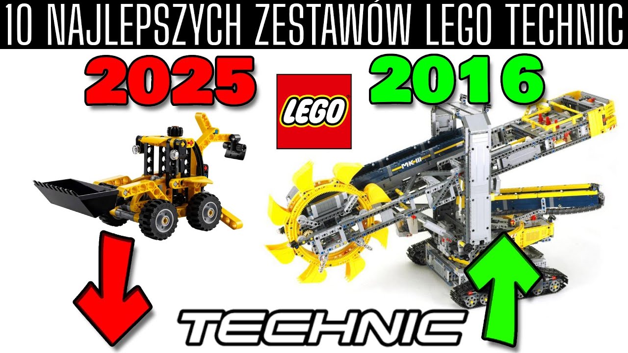 10 Najlepszych Zestaw&oacute;w LEGO TECHNIC WSZECH CZAS&Oacute;W