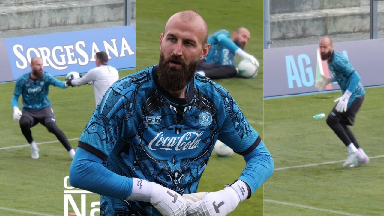 Milinkovic Savic CAM 🧤 il primo allenamento del nuovo portiere del NAPOLI