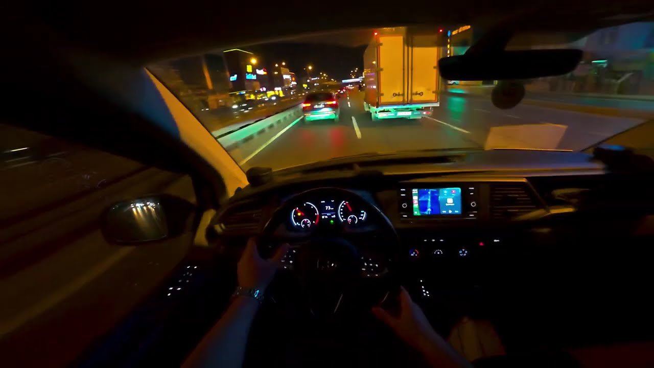 POV Gece Sürüşü! Yeni Kasa Transporter ile Otobanda Kapışma! 🚀