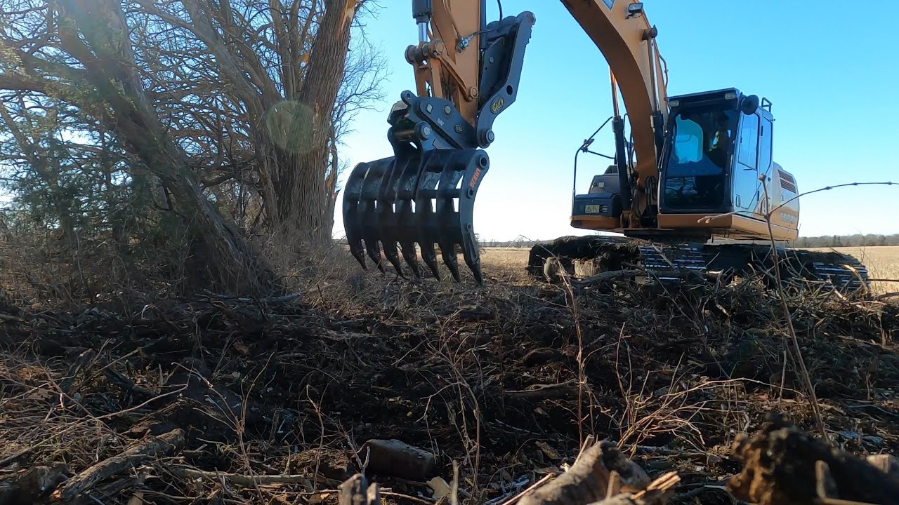 Check out how the new rake is working!