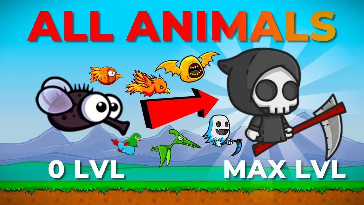 LEVEL 0 🔰 ALL ANIMALS EVOLUTION | EvoWorld.io