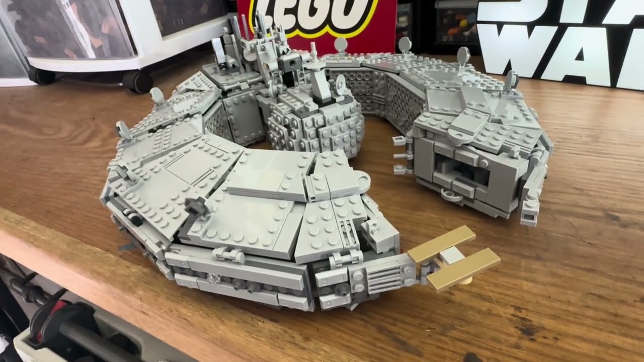 [BrickSidious] LEGO Star Wars moc lucrehulk droid control ship, phantom menace, made from 75394 ISD