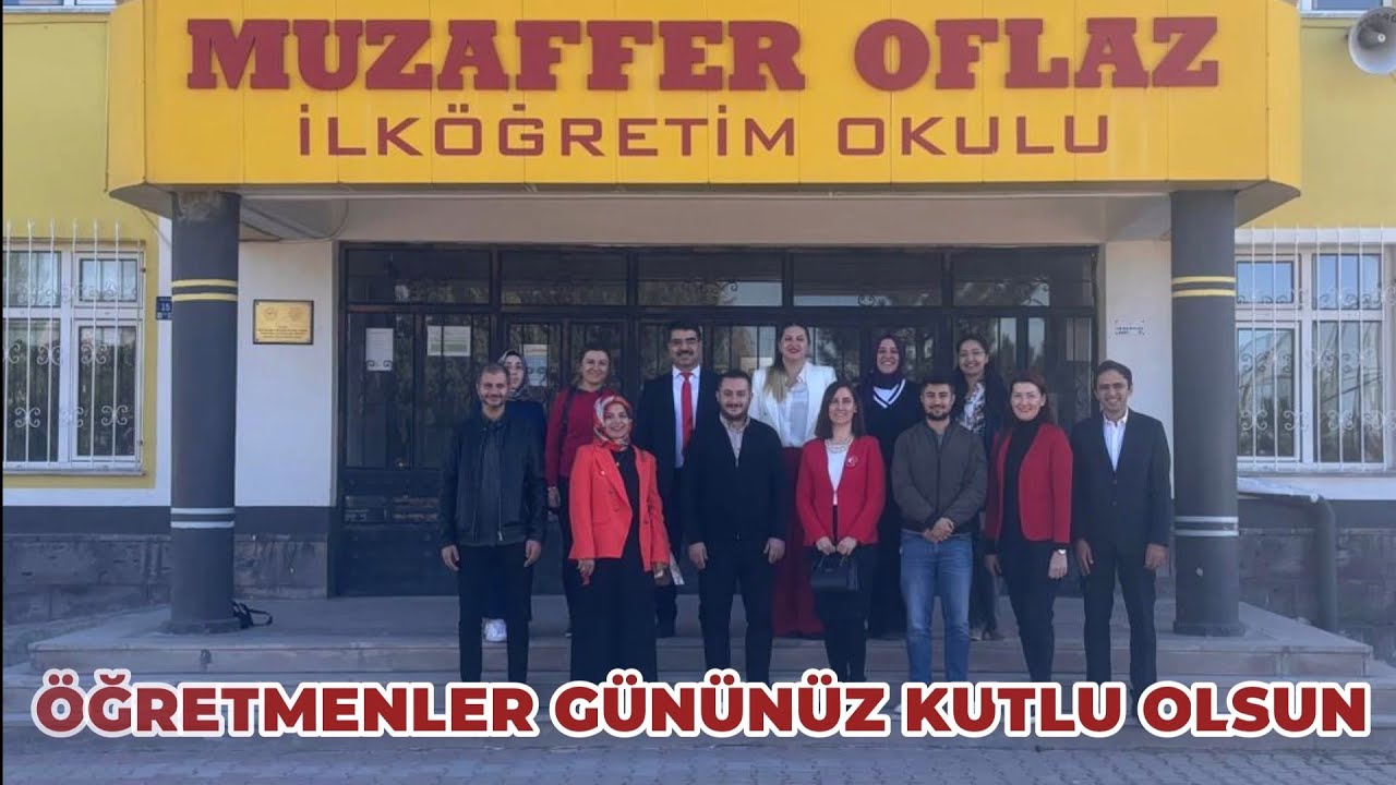 24 Kasım 2024 Karadayı Muzaffer Oflaz ilkokulu Ortaokulu öğretmenler günü anısına
