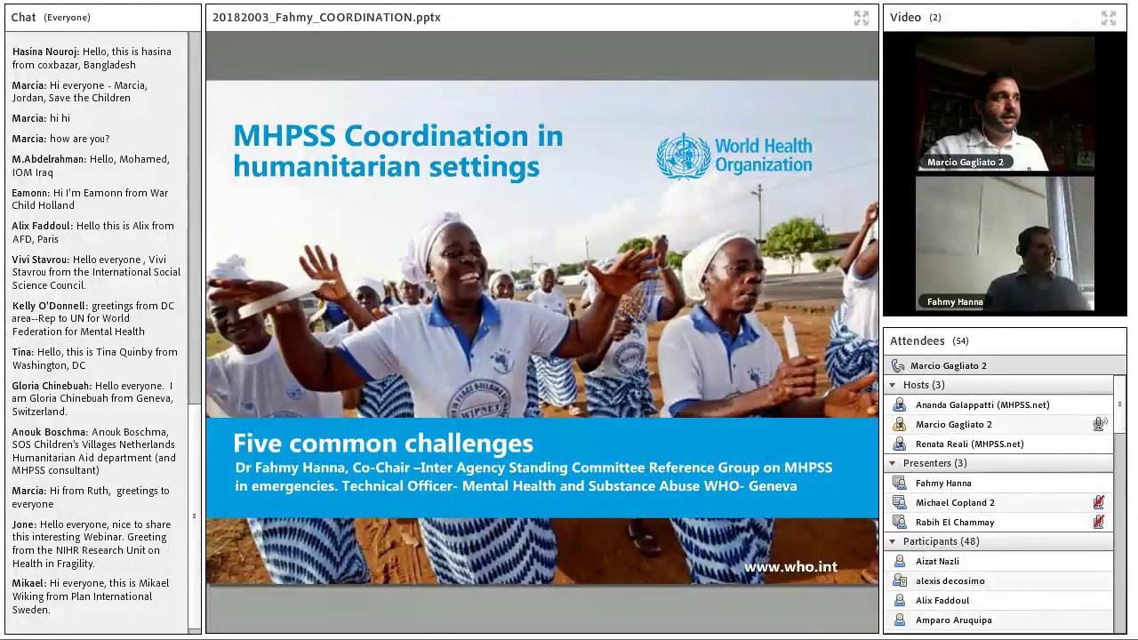 MHPSS.net Webinar: 