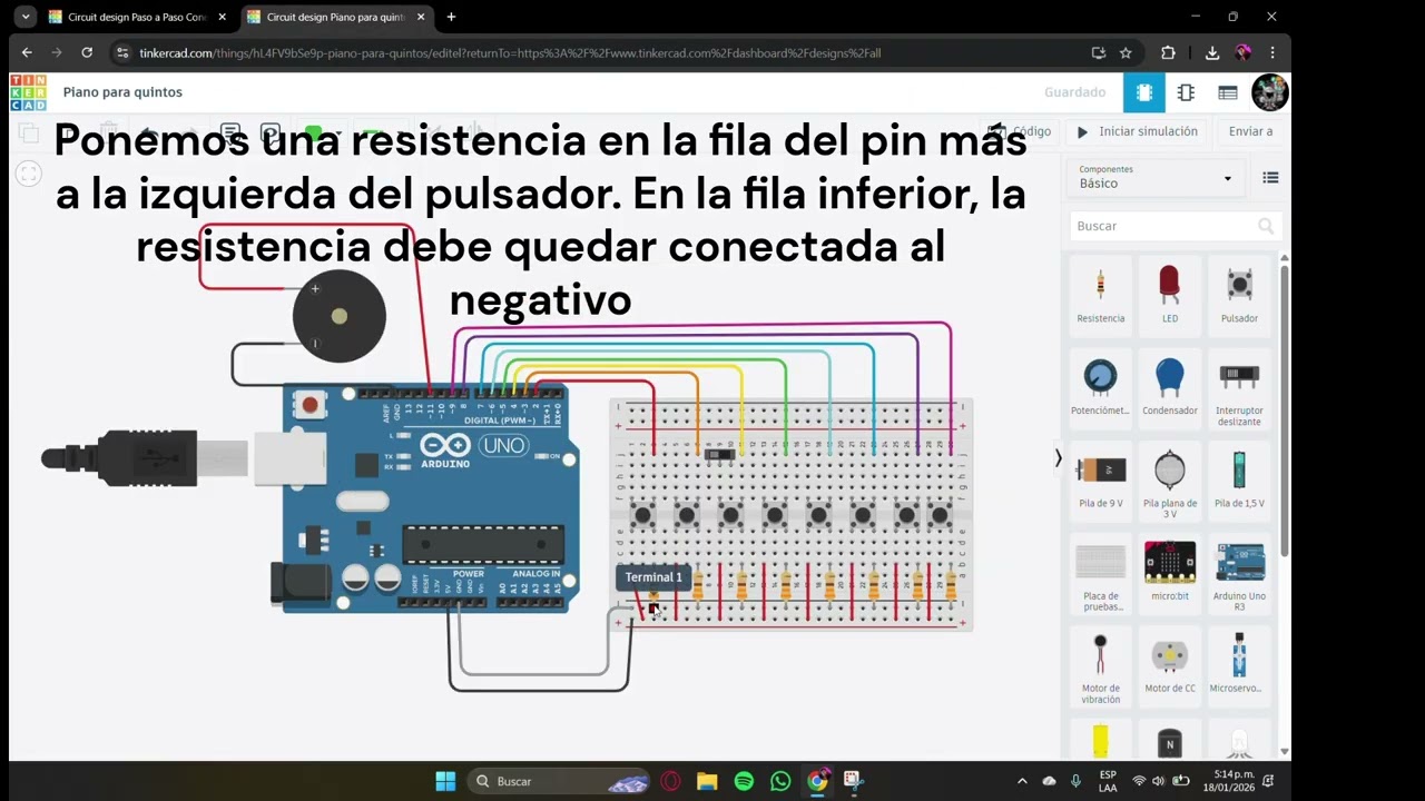 Paso a Paso - Conexiones del Piano con Arduino